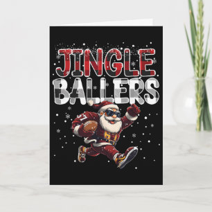 Tarjeta Jingle Llers Santa Footll Navidad Fútbol Escocesa 