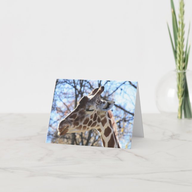 Tarjeta Jirafa (Anverso)