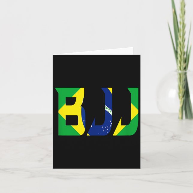 Tarjeta Jiu Jitsu Brasileño BJJ (Anverso)