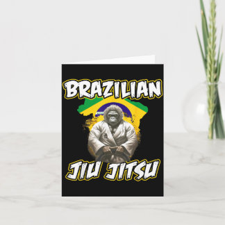 Tarjeta Jiu Jitsu Brasileño BJJ Hombres Mujeres MMA