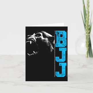 Tarjeta Jiu Jitsu Brasileño BJJ Jiu Jitsu Guerrilla Gorila