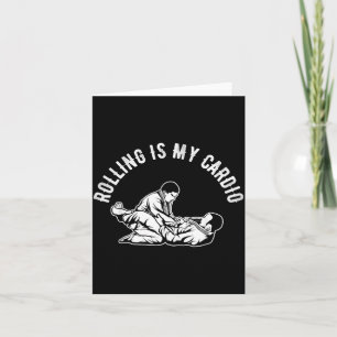 Tarjeta Jiu Jitsu Brasileño BJJ Para Hombres Padre Chico M