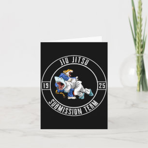 Tarjeta Jiu Jitsu Brasileño Grappling - Tiburón de Jiu Jit
