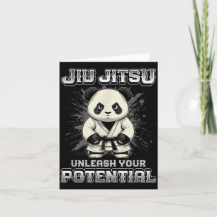 Tarjeta Jiu Jitsu Brasileño MMA y Grappling BJJ Panda