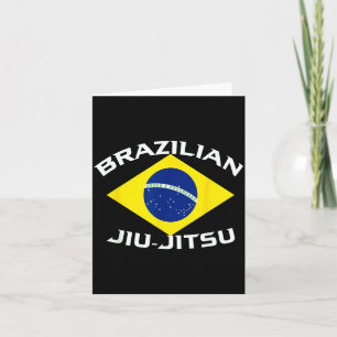 Tarjeta Jiu-Jitsu Brasileño - Regalo de MMA BJJ y Grapplin