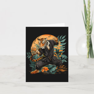 Tarjeta Jiu-Jitsu Naturaleza de Tigre Taekwondo Kickboxing