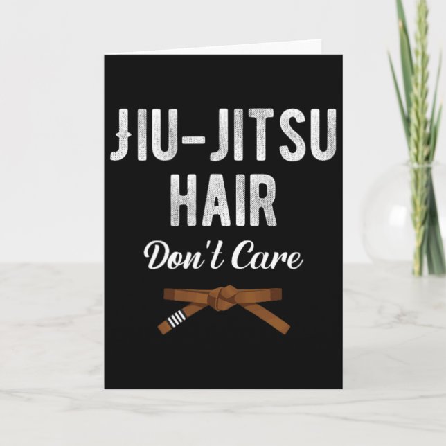 Tarjeta Jiu Jitsu Pelo No Importa Judo Karate Boxeo Kickb (Anverso)