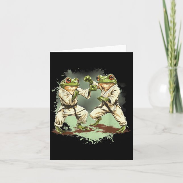 Tarjeta Jiu-Jitsu Toad MMA Kickboxing Taekwondo Judo (Anverso)
