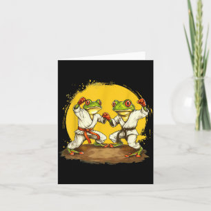 Tarjeta Jiu-Jitsu Toad Taekwondo Judo MMA Kickboxing