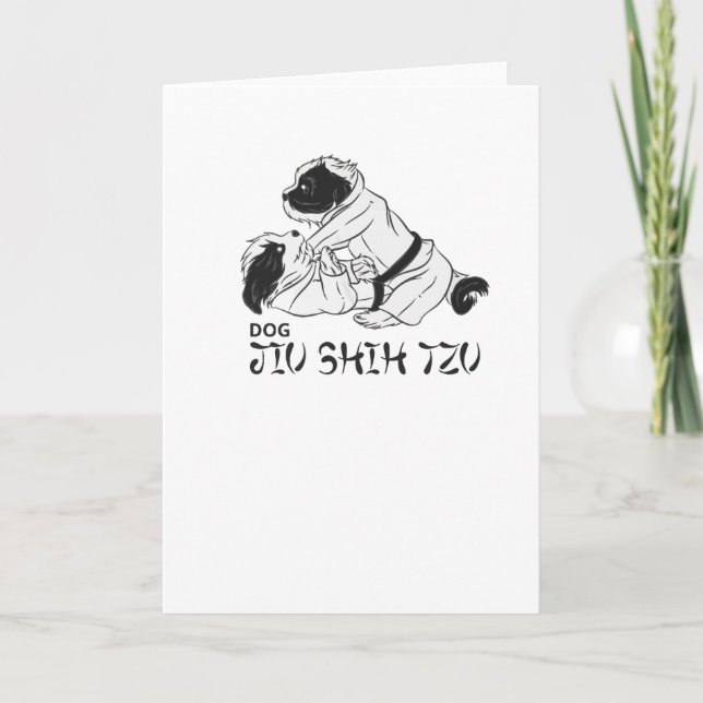 Tarjeta Jiu Shih Tzu (Anverso)