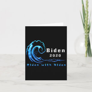 Tarjeta Joe 2020 Riden con Biden President Campaign Liber