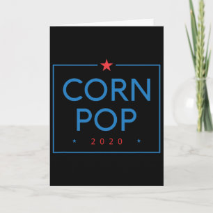 Tarjeta Joe Biden Anti Gaffe Corn Pop Divertido Presidente