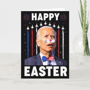 Tarjeta Joe Biden Divertido Feliz 4 De Julio Confundido Pa