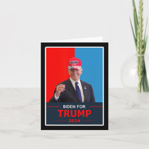 Tarjeta Joe Biden, Divertido Para Las Elecciones De Trump 