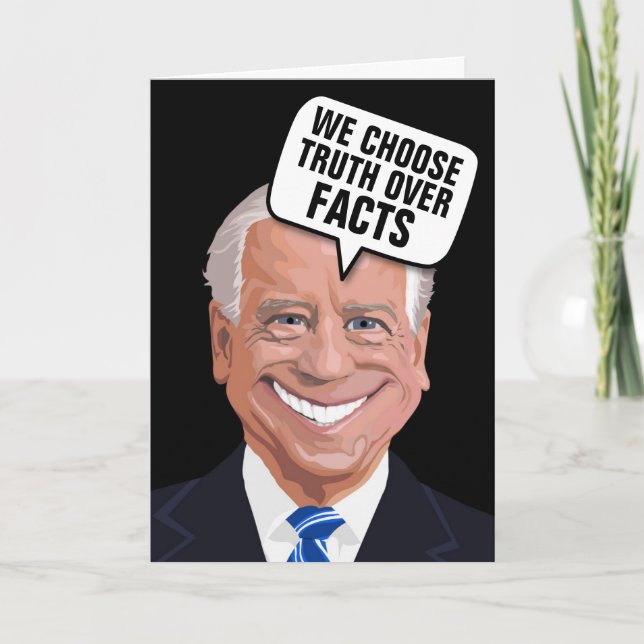 TARJETA JOE BIDEN FUNNY SOBRE EL CUMPLEAÑOS DE LA COLINA L (Anverso)