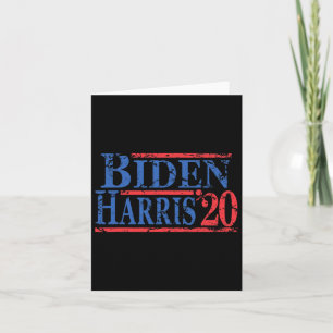 Tarjeta Joe Biden Kamala Harris 2020