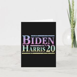 Tarjeta Joe Biden Kamala Harris 2020 Anti Trump