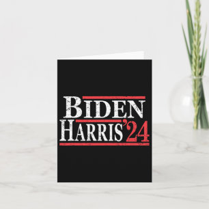 Tarjeta Joe Biden Kamala Harris 2024
