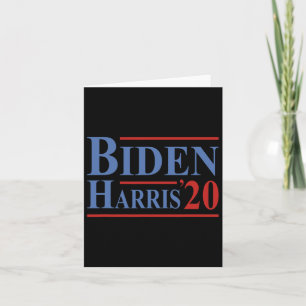 Tarjeta Joe Biden Kamala Harris Presidente demócrata liber