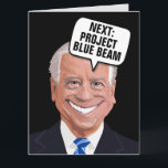 TARJETA JOE BIDEN PROJECT BLUE BEAM FUNNY BIRTHDAY CARTAS<br><div class="desc">TARJETA DE CUMPLEAÑOS DE JOE BIDEN PROYECTO BLUE BEAM.</div>