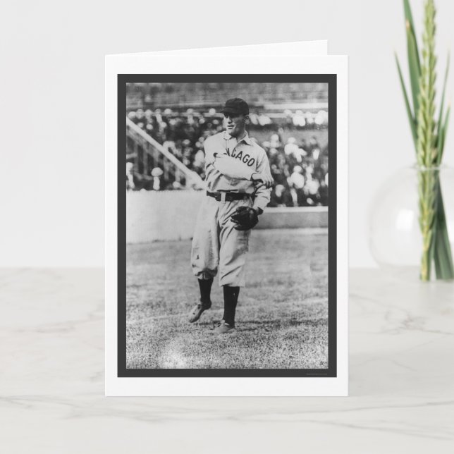 Tarjeta Joe Tinker Cubs Baseball 1907 (Anverso)