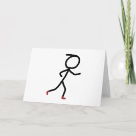 Tarjeta Jogging Stickman
