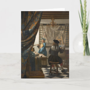 Tarjeta Johannes Vermeer, El Arte De La Pintura
