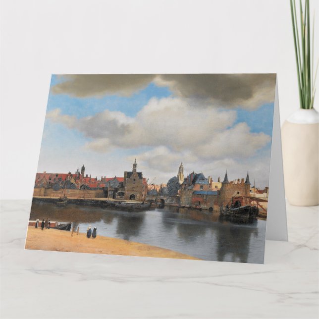 Tarjeta Johannes Vermeer, van Deft, View of Delft (Anverso)