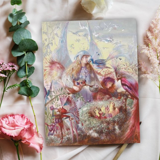 Tarjeta John Anster Fitzgerald - Fe y nido de pájaros (Subido por el creador)