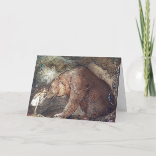 Tarjeta John Bauer Pobre Pequeño Poster de Basse