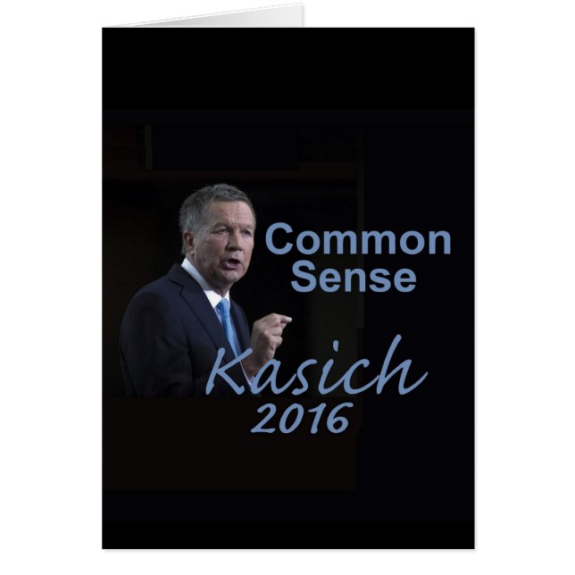 Tarjeta John KASICH 2016 (Frente)