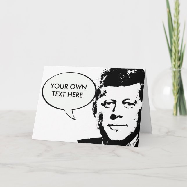Tarjeta John Kennedy (Anverso)