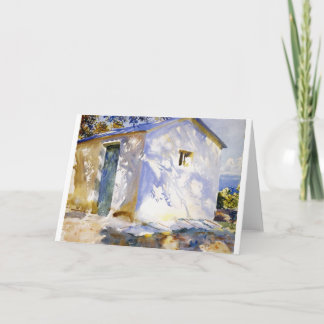 Tarjeta John Singer Sargent "Corfu Lights & Shadows: