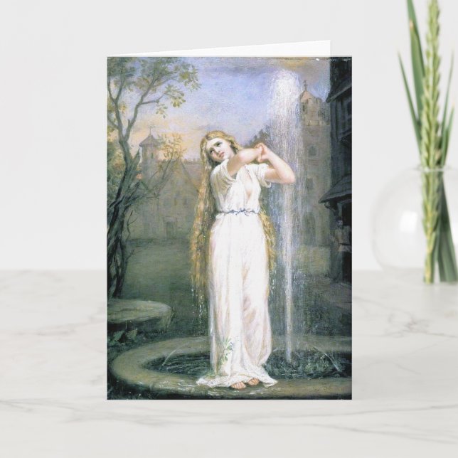 Tarjeta John William Waterhouse Ondine (Anverso)