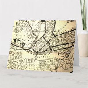 Tarjeta Johnstown, Mapa de la época de la PA