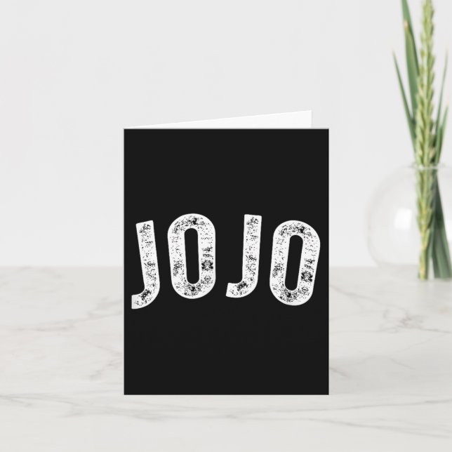 Tarjeta Jojo  (Anverso)
