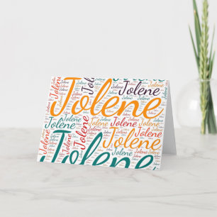 Tarjeta Jolene