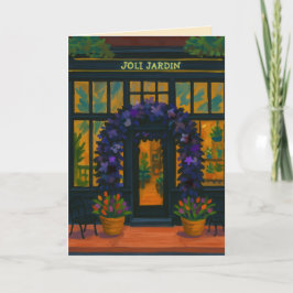 Tarjeta Joli Jardin