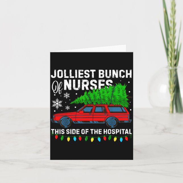 Tarjeta Jolliest Bunch Of Nurses This Side Of The Hostal C (Anverso)