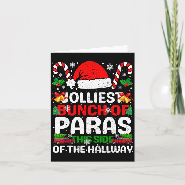 Tarjeta Jolliest Bunch Of Paras This Side Of The Hallway C (Anverso)