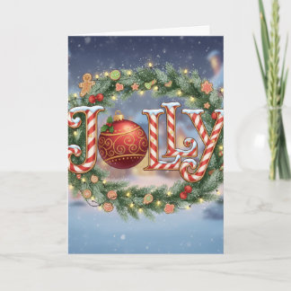 Tarjeta Jolly Holiday - Christmas Card