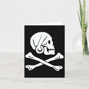 Tarjeta Jolly Roger Henry cada bandera pirata