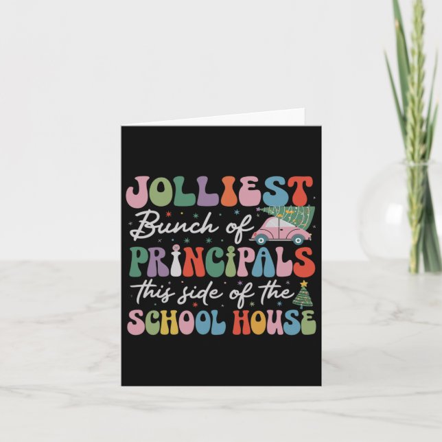 Tarjeta Jolmost Bunch Of Principals This Side Of Scho (Anverso)