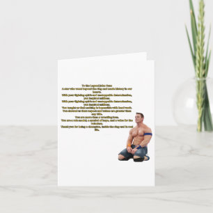 Tarjeta Jone Cena, no puedes verme Pegatina