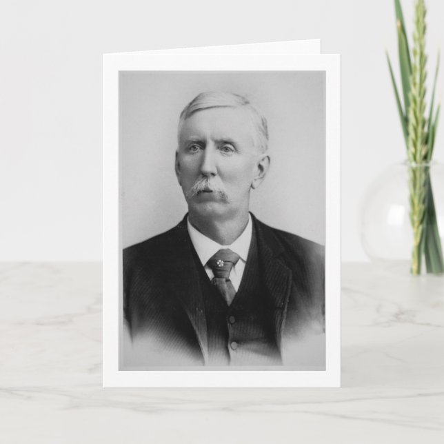 Tarjeta José McCoy (1837-1915) (foto de b/w) (Anverso)