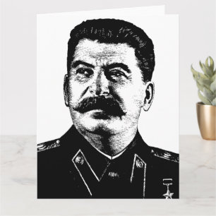 Tarjeta Joseph Stalin, URSS, CCCP, Unión Soviética, comuni