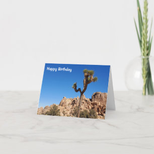 Tarjeta Joshua Tree and Rocks