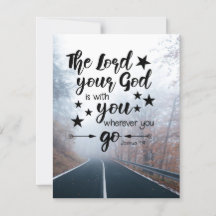 Josué 1:9 Dios está contigo dondequiera que vayas