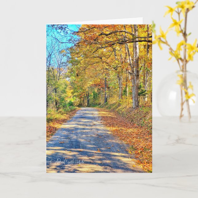 Tarjeta Journey Ahead (flor amarilla)