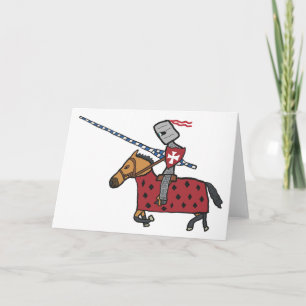 Tarjeta Jousting Knight